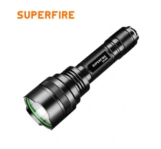 SUPERFIRE مصباح يدوي عالي القوة