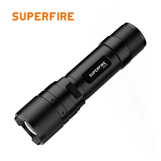 مصباح يدوي SUPERFIRE ، مصباح يدوي تكتيكي LED تصغير