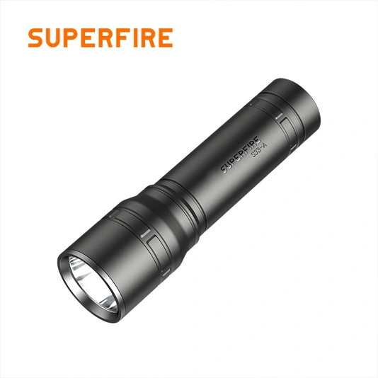 مصباح يدوي تكتيكي صغير USB قابل لإعادة الشحن من SUPERFIRE