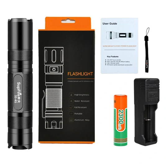 مصباح يدوي LED صغير SUPERFIRE ،