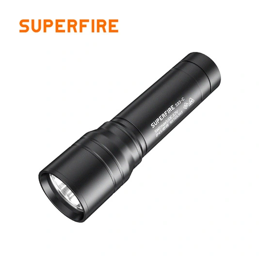 مصباح يدوي جيب تكتيكي مشرق SUPERFIRE