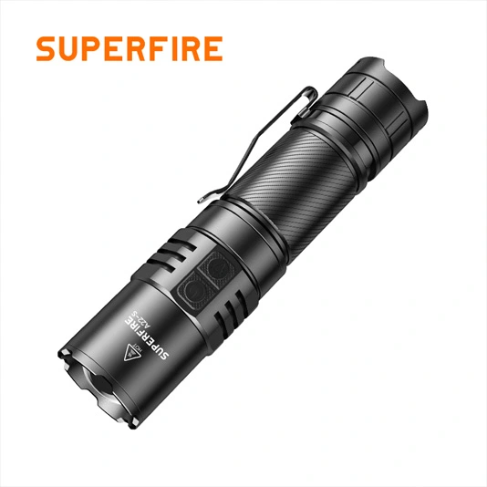 مصباح يدوي عين النسر SUPERFIRE IP43 مقاوم للماء Zoomable