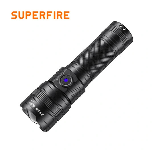 مصباح يدوي SUPERFIRE Y26 شمعة تلسكوبي التركيز Zoomable