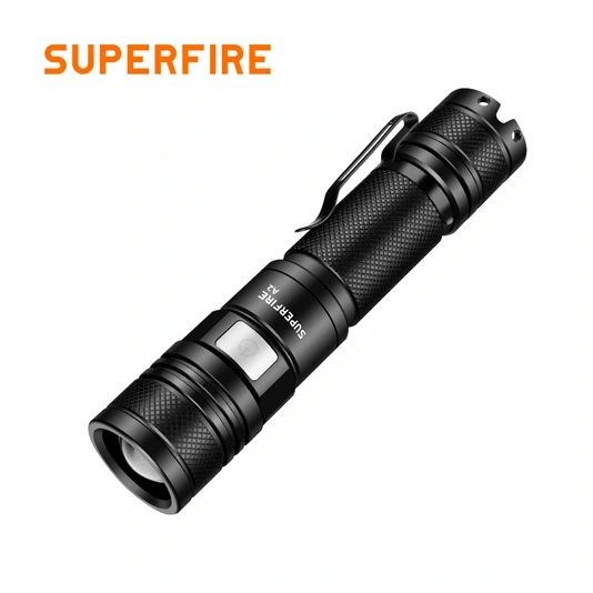 SUPERFIRE ، مصباح يدوي صغير الحجم بحجم الجيب