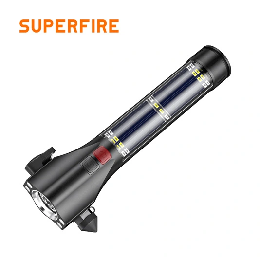 مصابيح شمسية متعددة الوظائف قابلة لإعادة الشحن SUPERFIRE D30