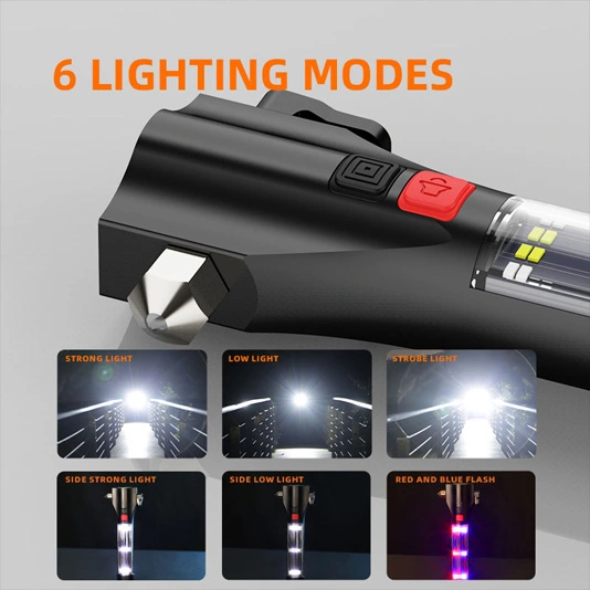 مصابيح شمسية متعددة الوظائف قابلة لإعادة الشحن SUPERFIRE D30