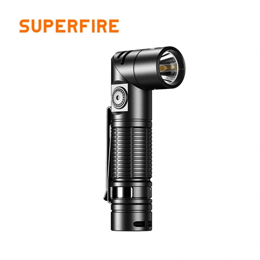 مصباح يدوي SUPERFIRE المغناطيسي القابل لإعادة الشحن