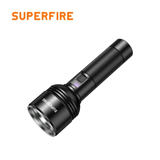 مصباح يدوي SUPERFIRE D18 عالي الإخراج