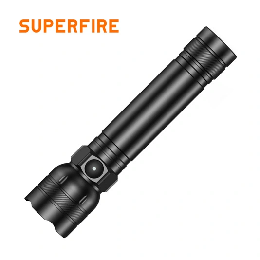 مصباح يدوي خلية جافة فائق السطوع L27 SUPERFIRE قابل لإعادة الشحن
