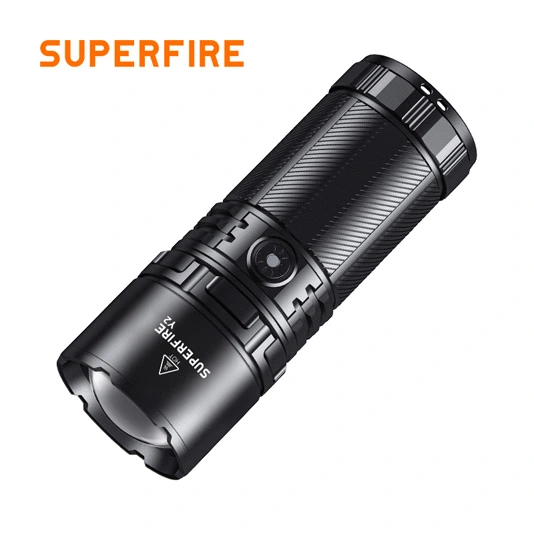 مصباح يدوي SUPERFIRE Y2 شمعة عالي الطاقة قابل لإعادة الشحن لمسافات طويلة