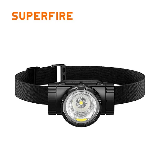 SUPERFIRE HL96 USB شحن مصباح أمامي طويل المدى