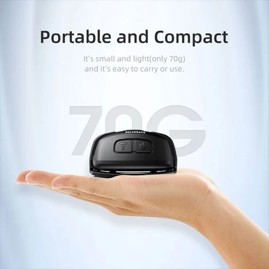 SUPERFIRE HL63 مصباح أمامي قابل لإعادة الشحن