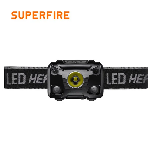 SUPERFIRE HL78 شمعة مصباح أمامي استشعار الحركة