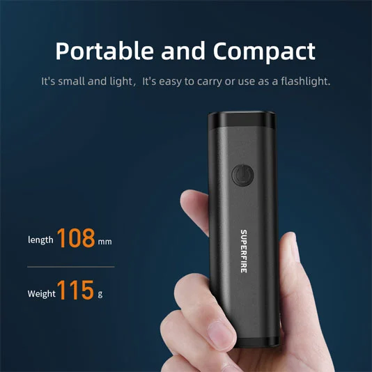 SUPERFIRE BL11 400lm دراجة المصباح