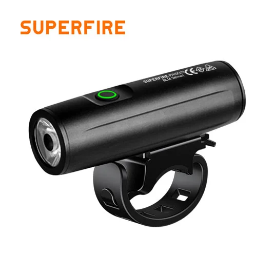SUPERFIRE BL14 مصباح أمامي للدراجة قابل لإعادة الشحن