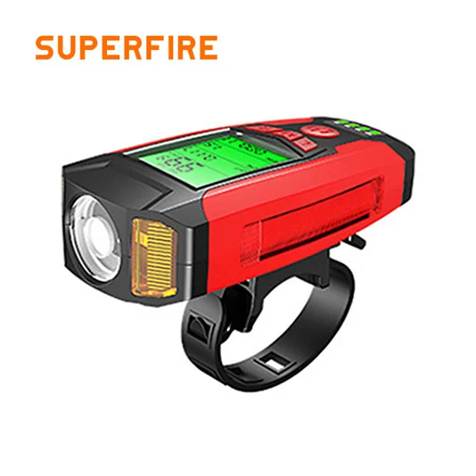 SUPERFIRE BM01 ضوء الدراجة مع قرن