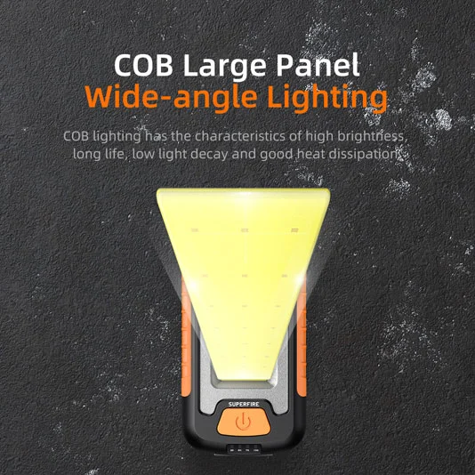 مصباح عمل ليد محمول صغير مقاوم للماء COB G21 SUPERFIRE