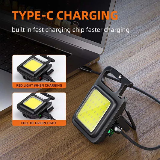 SUPERFIRE MX16 COB Keychain مصباح عمل
