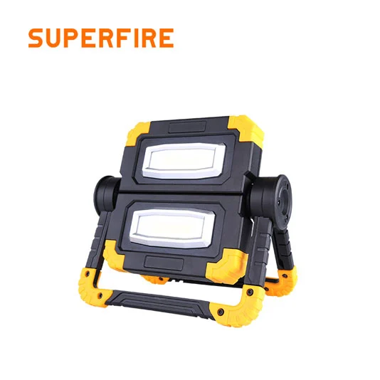SUPERFIRE G7 صناعة الطاقة القابلة لإعادة الشحن COB للماء أدى ضوء العمل المحمولة