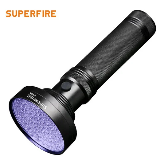 مصباح الأشعة فوق البنفسجية SUPERFIRE UV06 395nm ضوء أسود