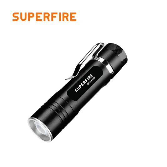 SUPERFIRE UV03 365nm 3w مصباح يدوي الأشعة فوق البنفسجية محمول باليد