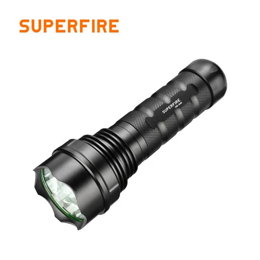 SUPERFIRE اختبأ مصباح يدوي زينون 24W Lumen