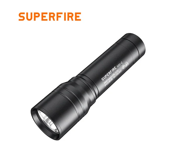 مصباح يدوي جيب تكتيكي مشرق SUPERFIRE