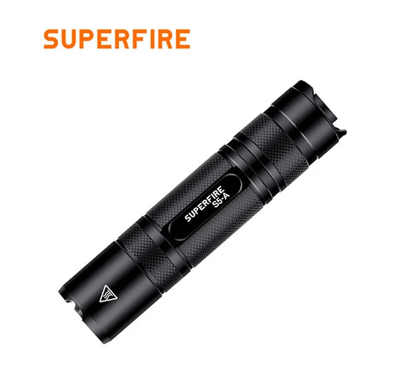 مصباح يدوي تكتيكي صغير قابل لإعادة الشحن من SUPERFIRE