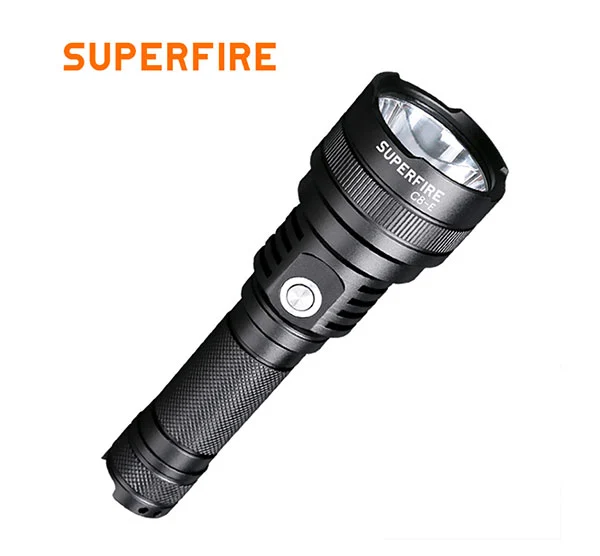مصباح يدوي تكتيكي صغير قابل لإعادة الشحن من SUPERFIRE