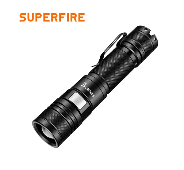 SUPERFIRE ، مصباح يدوي صغير الحجم بحجم الجيب