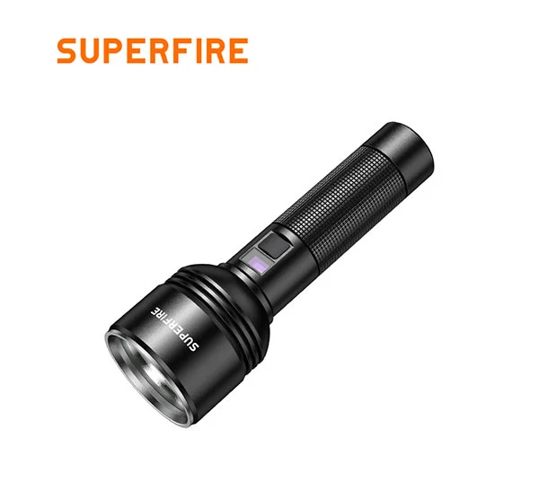 مصباح يدوي SUPERFIRE D18 عالي الإخراج