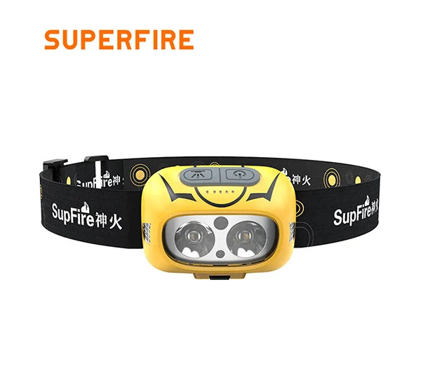 SUPERFIRE ، مصباح أمامي مستشعر الحركة