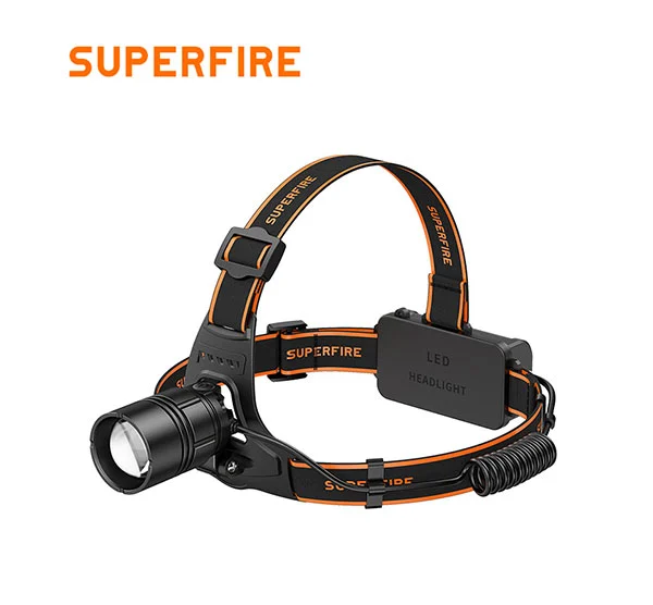 شعلة رأس التكبير القابلة لإعادة الشحن HL08 SUPERFIRE