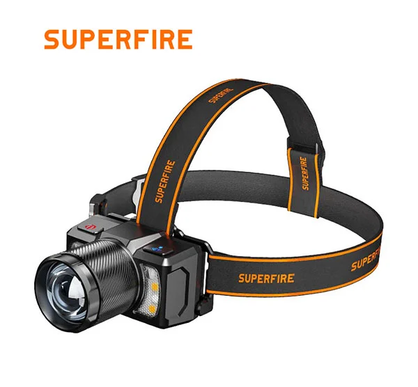 مصباح أمامي فائق السطوع قابل لإعادة الشحن HL25 SUPERFIRE
