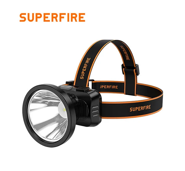 SUPERFIRE HL52 USB مصباح أمامي قابل لإعادة الشحن