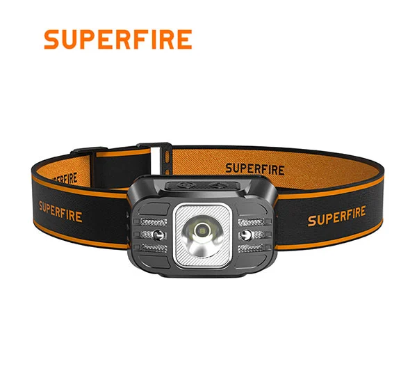SUPERFIRE HL75 سلسلة استشعار الحركة رئيس الشعلة