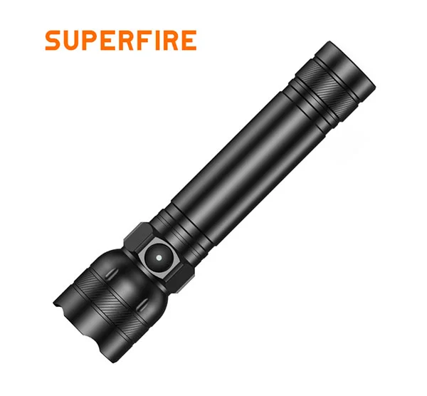 مصباح يدوي خلية جافة فائق السطوع L27 SUPERFIRE قابل لإعادة الشحن