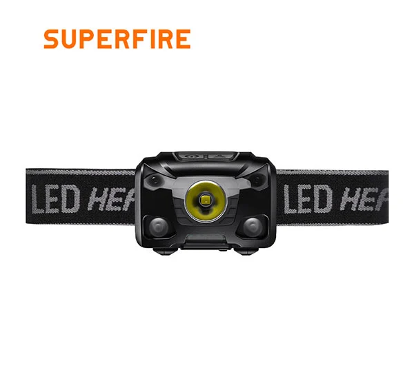 SUPERFIRE HL78 شمعة مصباح أمامي استشعار الحركة