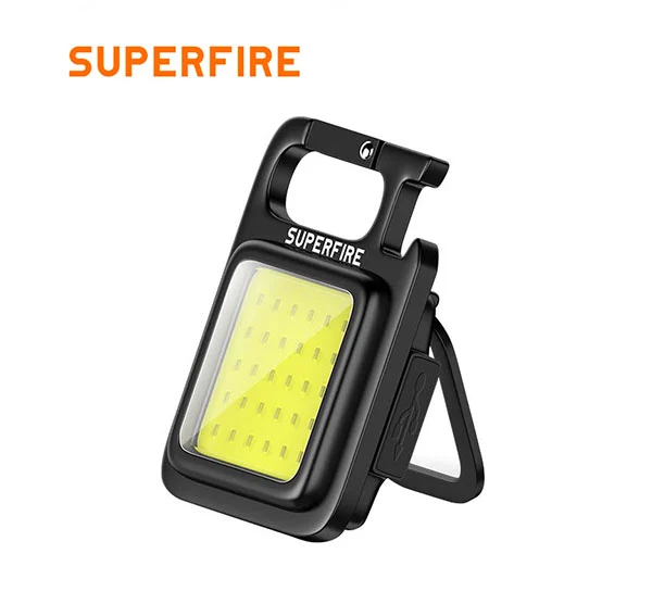 SUPERFIRE MX16 COB Keychain مصباح عمل