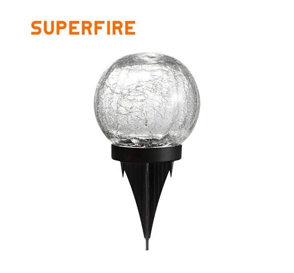 أضواء مدفنة بالطاقة الشمسية في الهواء الطلق SUPERFIRE أو-B