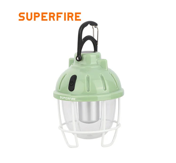 SUPERFIRE T61 بقيادة فانوس التخييم