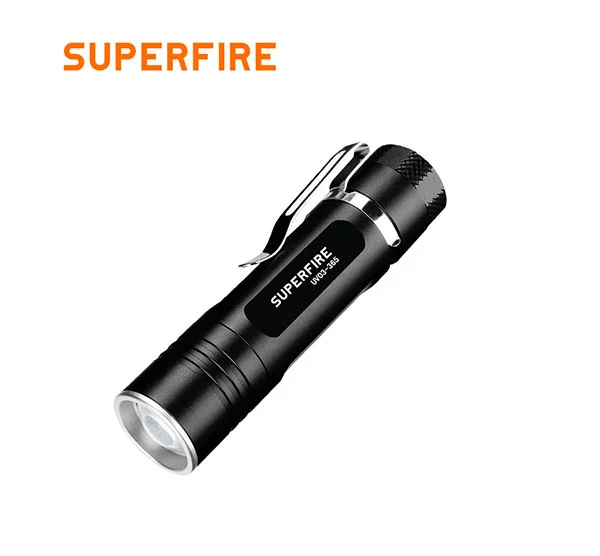 SUPERFIRE UV03 365nm 3w مصباح يدوي الأشعة فوق البنفسجية محمول باليد