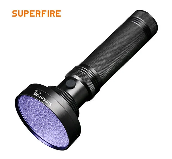 مصباح الأشعة فوق البنفسجية SUPERFIRE UV06 395nm ضوء أسود
