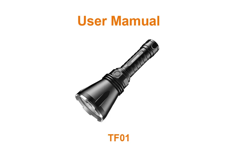TF01 المستخدم Manualstrong ضوء طويل النار