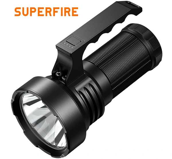مصباح يدوي SUPERFIRE L20 سعة كبيرة