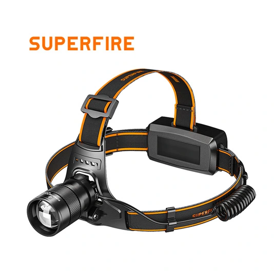 SUPERFIRE HZ01 مصباح أمامي Zoomable uv متعدد الاستخدامات