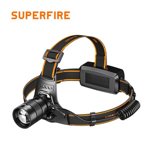 SUPERFIRE HZ01 مصباح أمامي Zoomable uv متعدد الاستخدامات