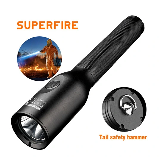 مصباح يدوي LED مقاوم للانفجار D6 جديد SUPERFIRE