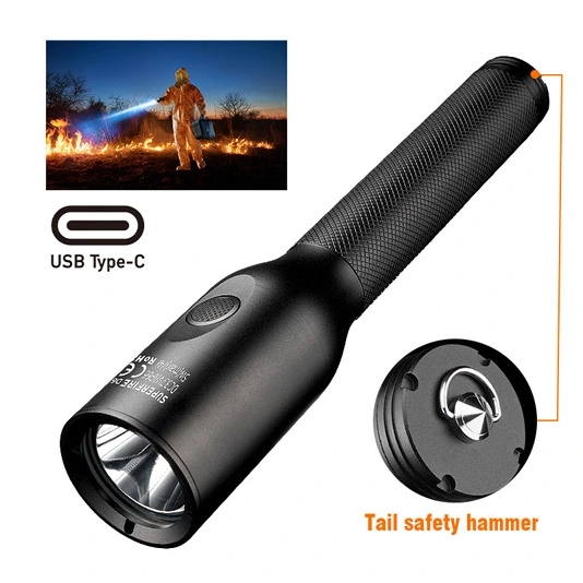 مصباح يدوي LED مقاوم للانفجار D6 جديد SUPERFIRE