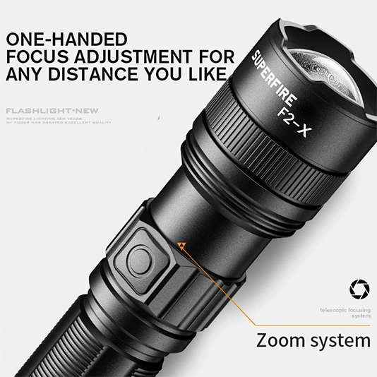 مصباح SUPERFIRE ، Zoomable